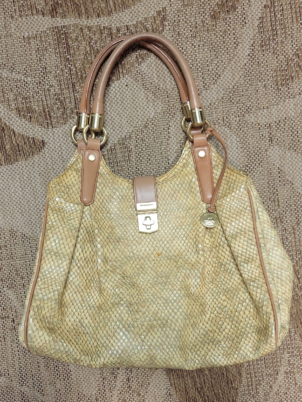 Brahmin Elisa Hobo Snakeskin Bag